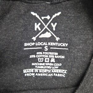Shop Local Kentucky Red River Gorge Tee Mens S Gray Tri-Blend Gorpcore Graphic